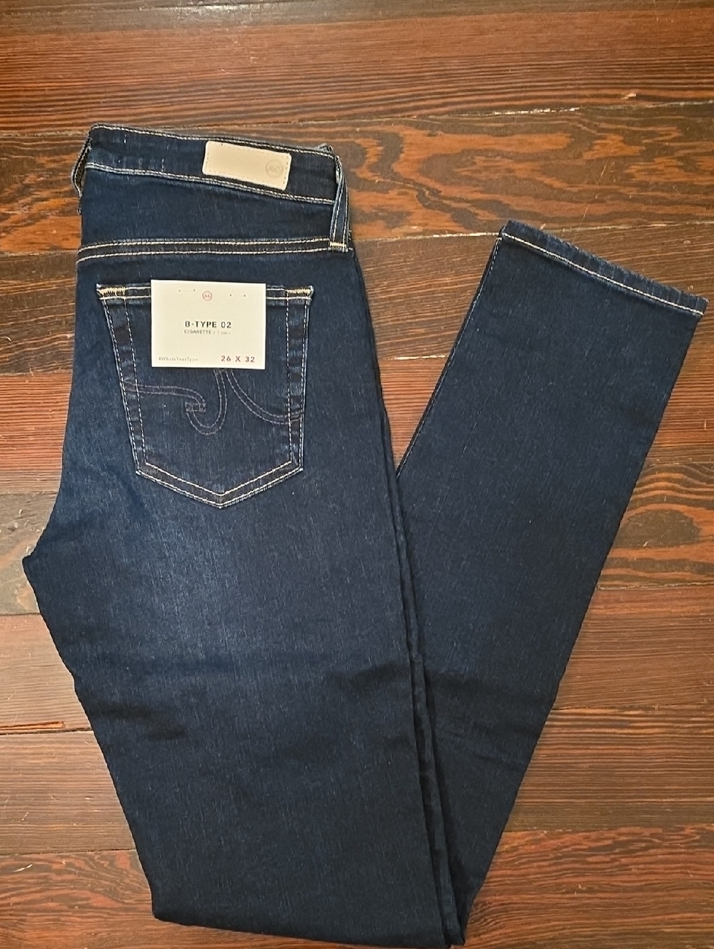 NWT AG B-Type 02 Cigarette Jeans